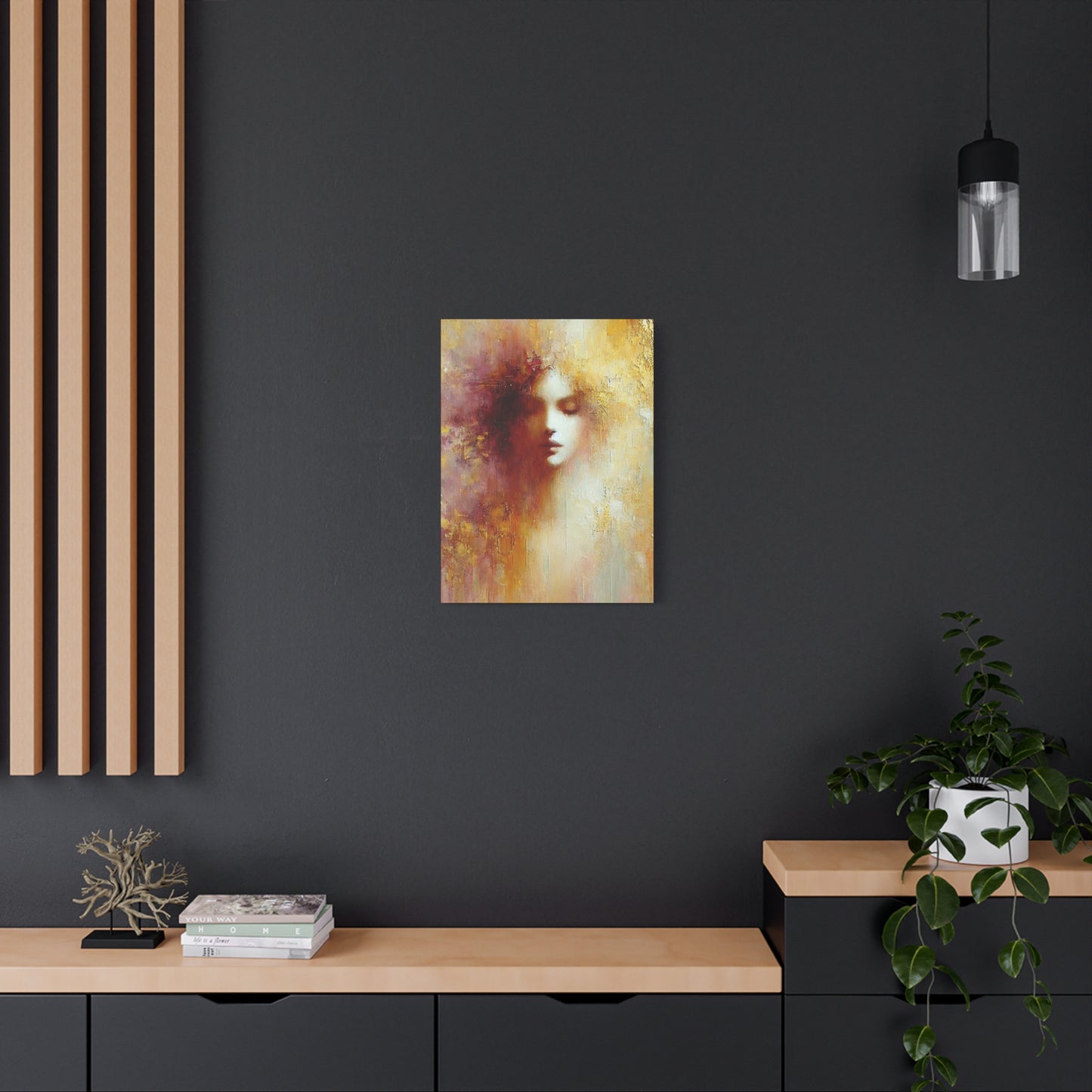 Dissolve Into Light — Fine Art Canvas Print — Female Abstract Print — Calming and Modern Artwork