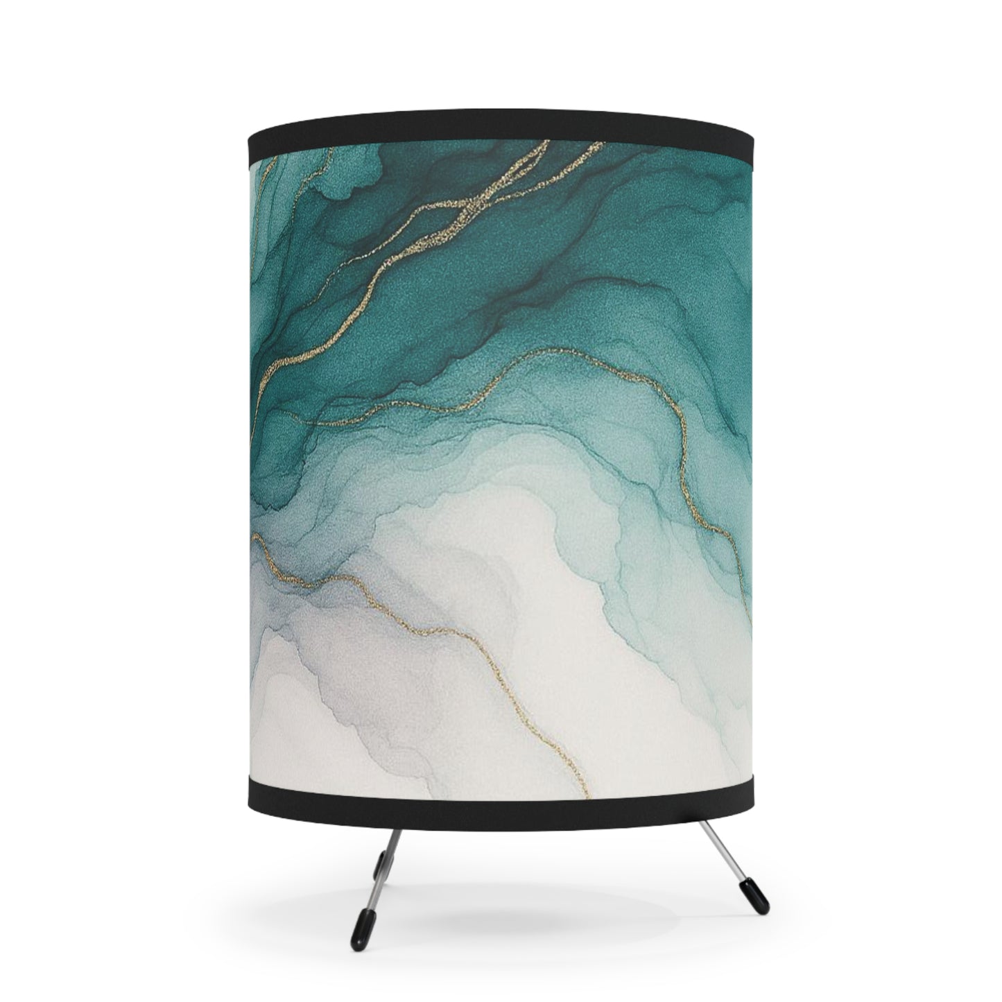 Waters Edge — Lámpara de mesa trípode de la colección Abstract