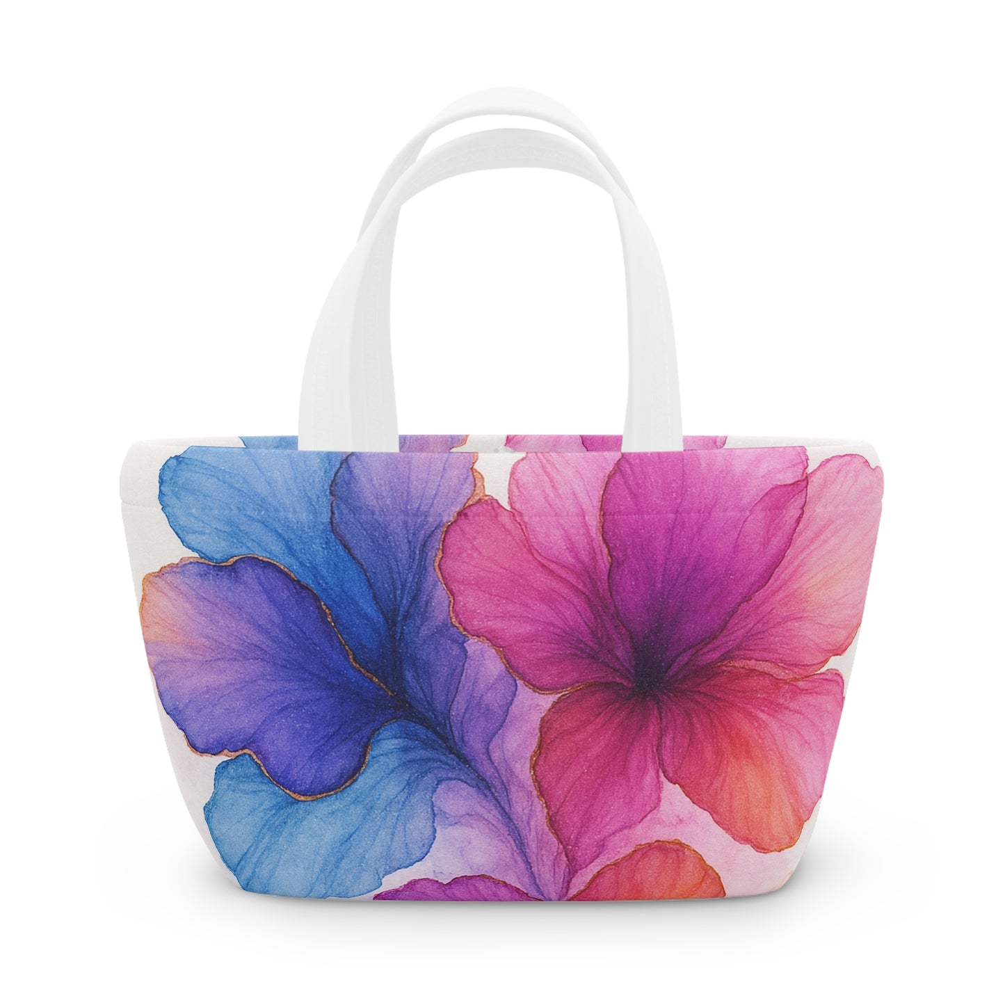 Springtime-Artistic Collection-Stylish Artistic Floral Lunch Bag – Insulated Tote for Work, School, Picnics, Eco-Friendly Gift, Trendy Storage Solution