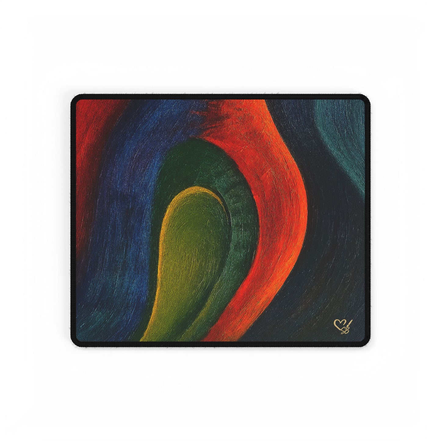 Artistic Desk Mat for Home Office, Mouse Pad, Gaming Desk Decor, Vibrant Desk Accessory