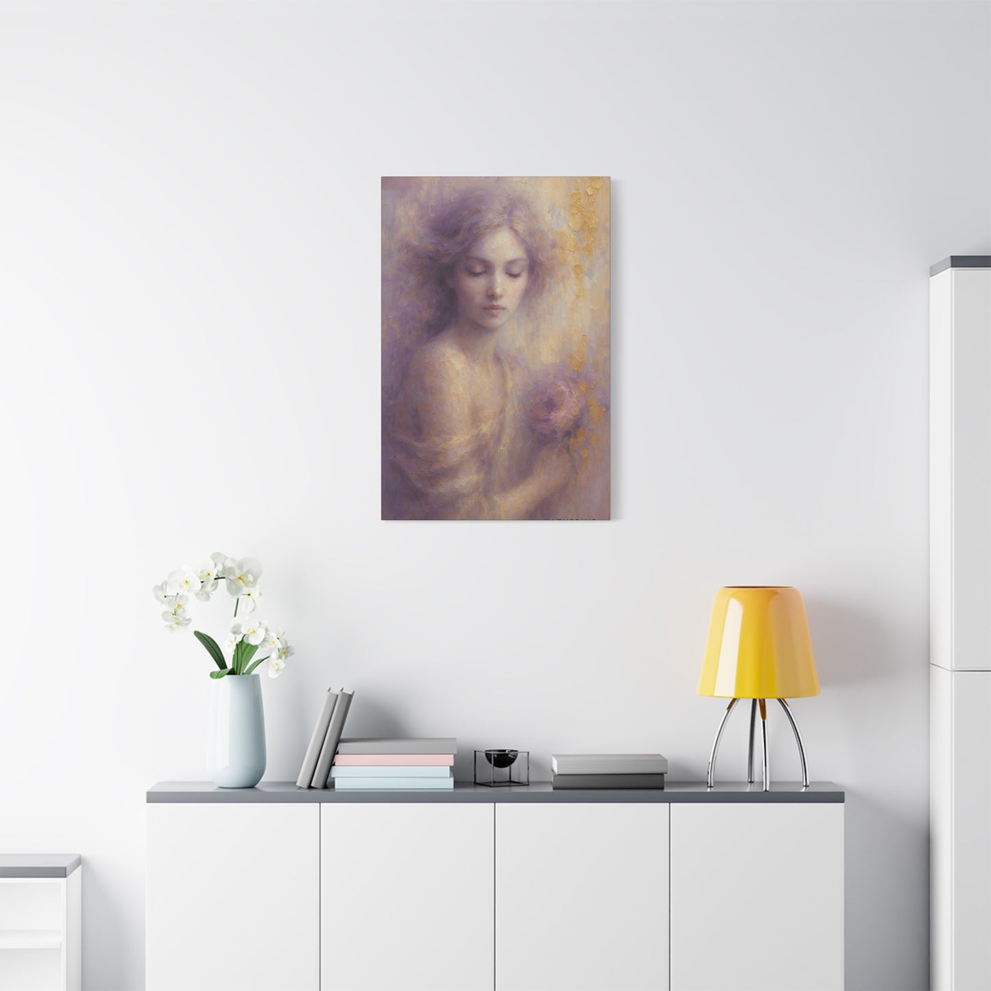Grace-Muse Collection-Fine Art Canvas Print - Female Abstract Print - Calming and Modern Artwork