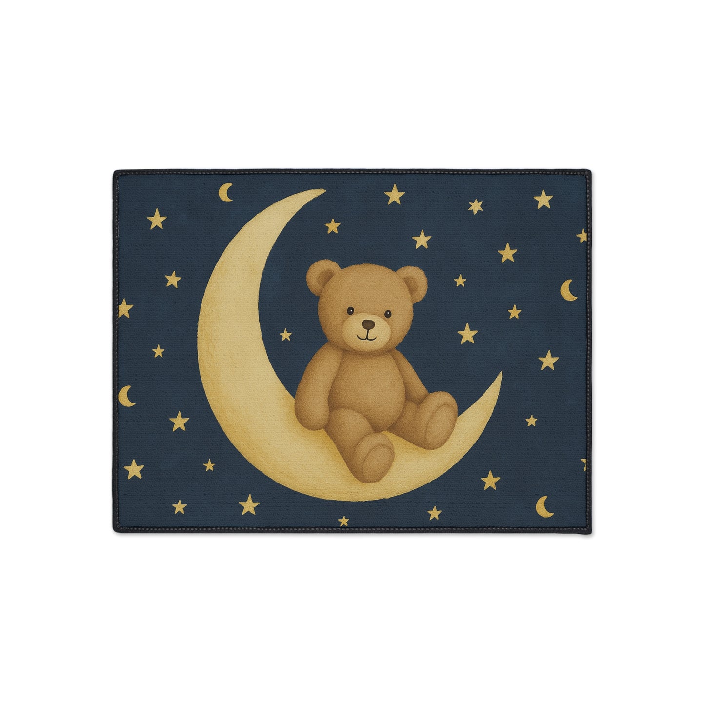 A la Luna – Alfombrilla resistente para suelo Starfield | Alfombra de juego y guardería Celestial