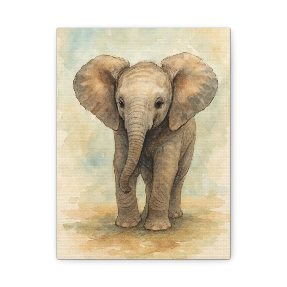 Canvas Fine Art Print Elephant Design by Katherine Bobeck