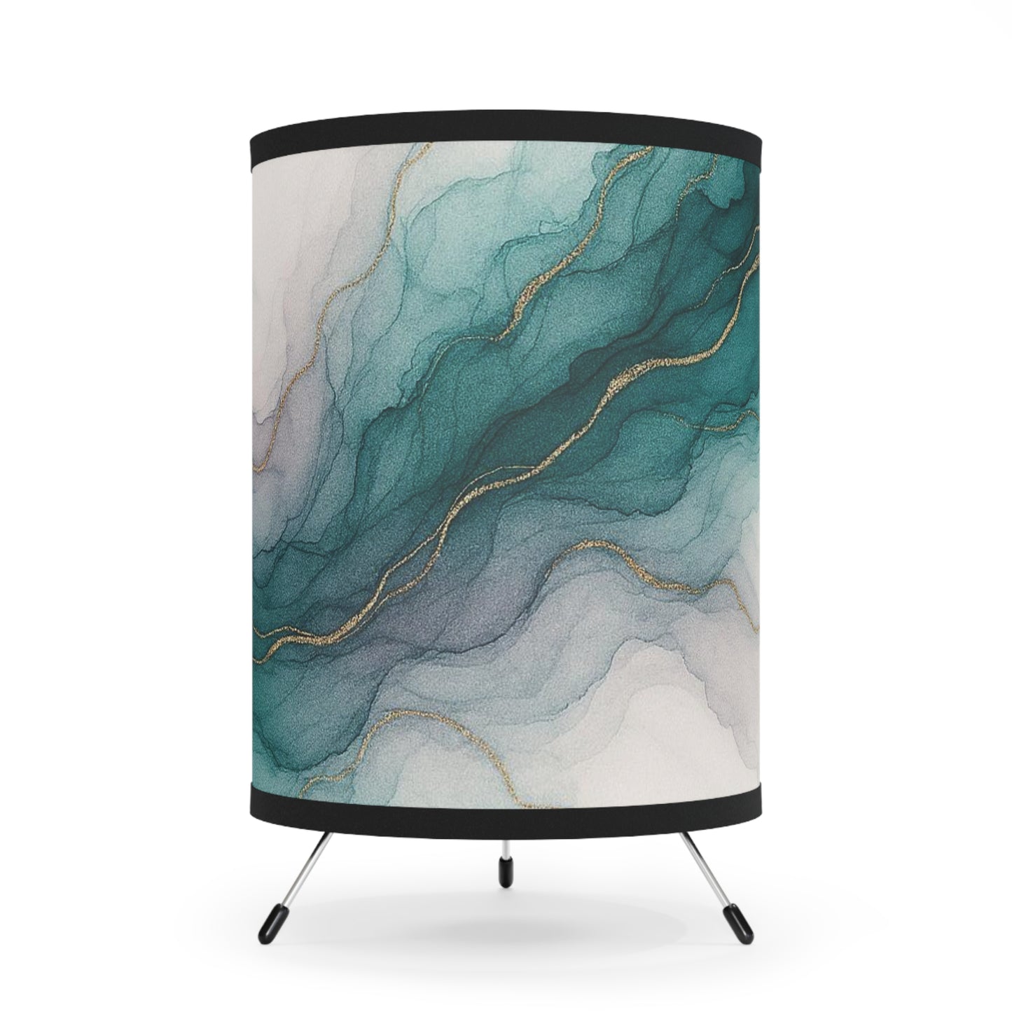 Waters Edge — Lámpara de mesa trípode de la colección Abstract