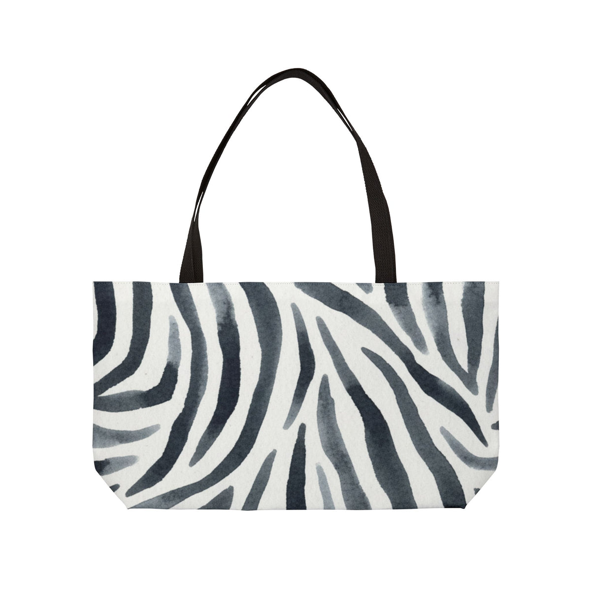 Zebra Print Weekender Tote Bag for Travel and Everyday Use
