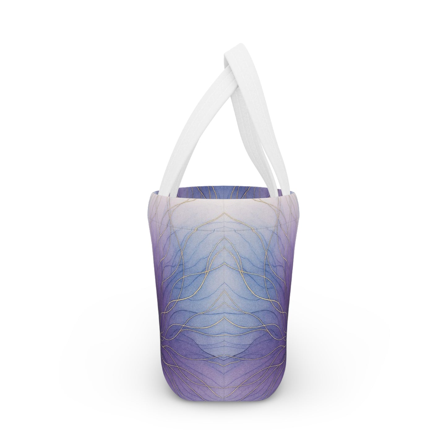 Visions Violeta - Colección Artística - Bolsa de Almuerzo - Bolso Térmico para el Trabajo, la Escuela, Picnics, Regalo Ecológico, Solución de Almacenamiento a la Moda