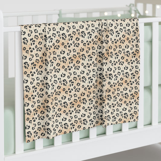 Safari Nursery Chetah Baby Swaddle Blanket