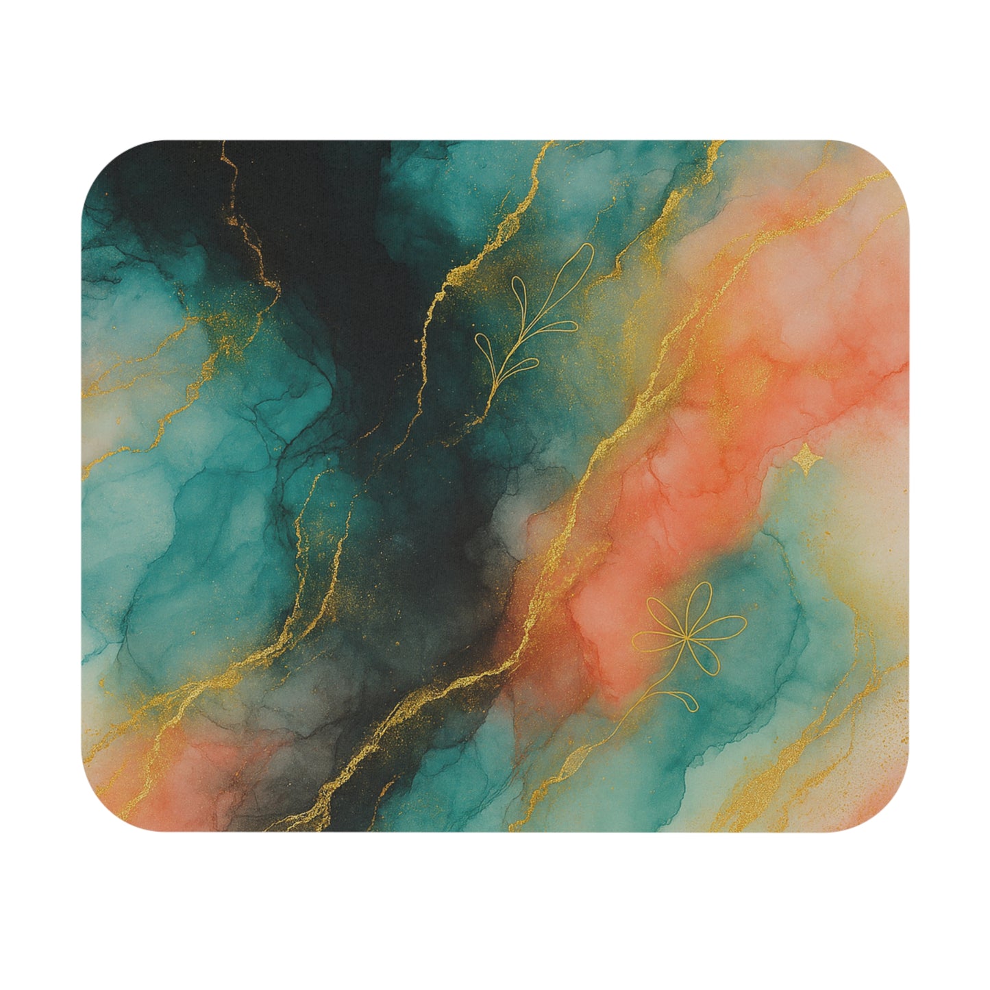 Jardín de Hadas — Mouse Pad de Colección Abstracta (Rectangular) — Colección Corazón y Alma