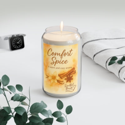 Velas de soja aromáticas Soulful Brush — 3 aromas atractivos. Tarro aromático de 13.75 oz (regalo romántico)