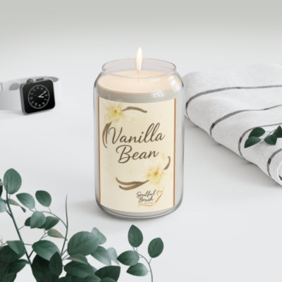 Velas de soja aromáticas Soulful Brush — 3 aromas atractivos. Tarro aromático de 13.75 oz (regalo romántico)